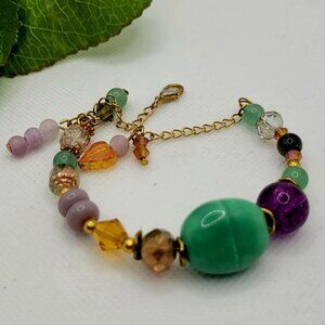 Green stone bracelet